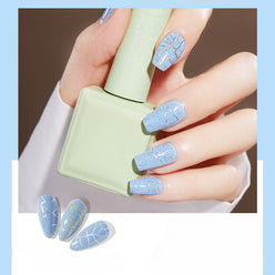 Crack glue nail polish gel