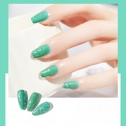 Crack glue nail polish gel