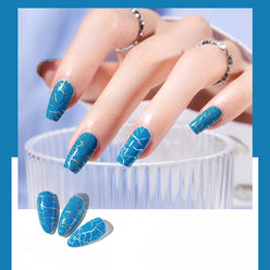 Crack glue nail polish gel