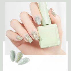 Crack glue nail polish gel