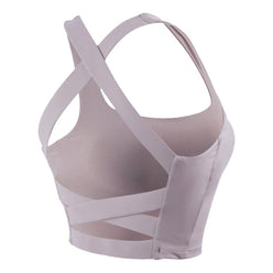 Sinceshe Cross Back Sports Yoga Underwear Women's Shockproof Vest