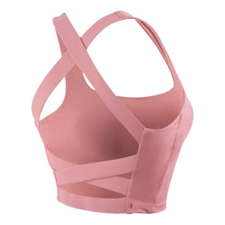 Sinceshe Cross Back Sports Yoga Underwear Women's Shockproof Vest