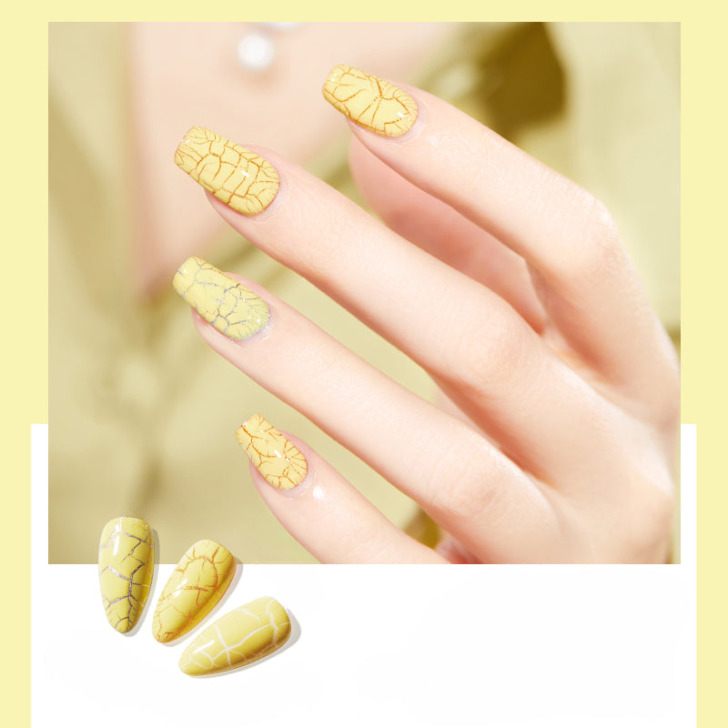 Crack glue nail polish gel