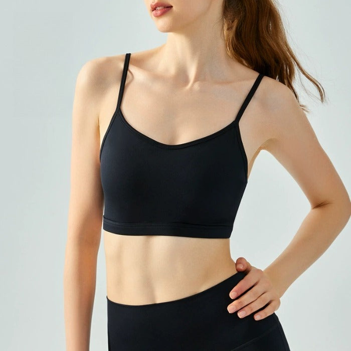 Sinceshe Yoga vest women's thin shoulder straps