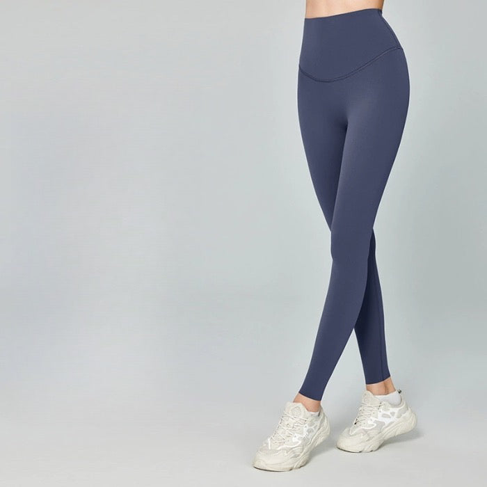 Sinceshe High Waist Hip Lift Sports Leggings Reflective Printed Peach Hip Yoga Pants