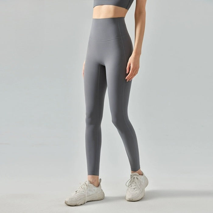 Sinceshe Tight Yoga Pants Thin Composite High Waist Belly High Elastic Breathable