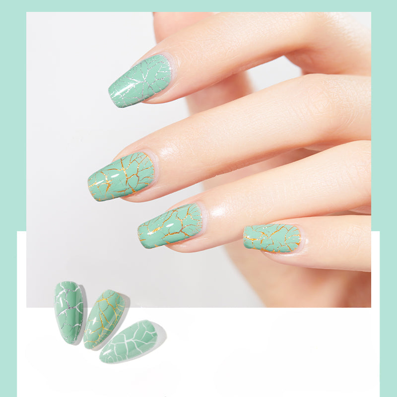 Crack glue nail polish gel