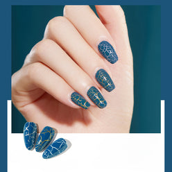 Crack glue nail polish gel