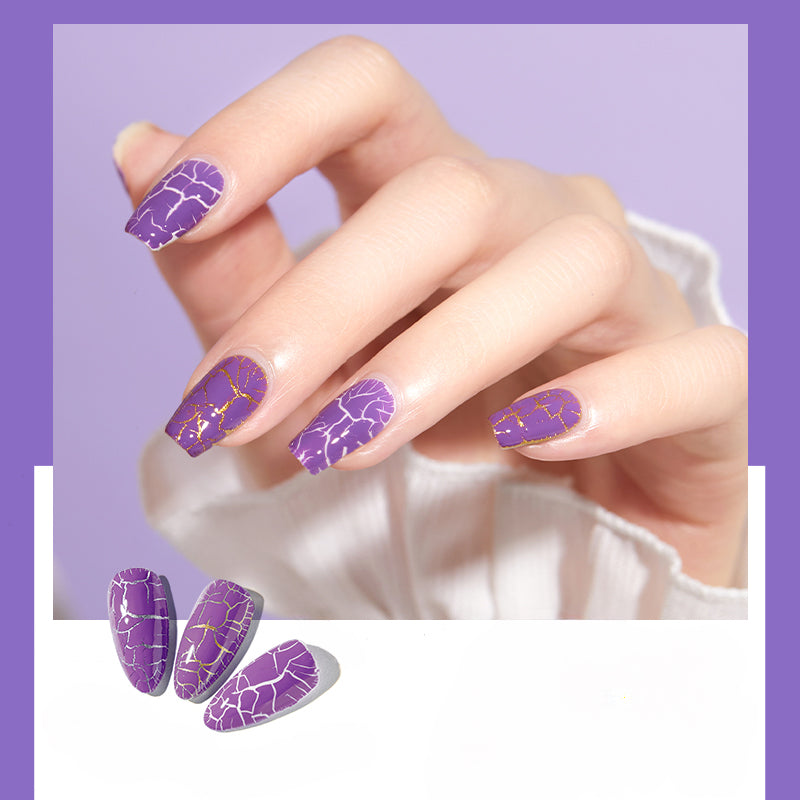 Crack glue nail polish gel