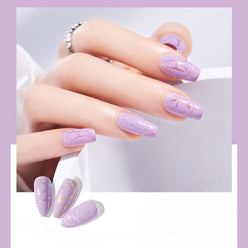 Crack glue nail polish gel
