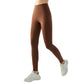 Sinceshe Fleece yoga pants women's high elastic thin velvet sports leggings