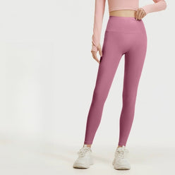 Sinceshe Yoga pants high waist hip lift high elastic nude running fitness pants