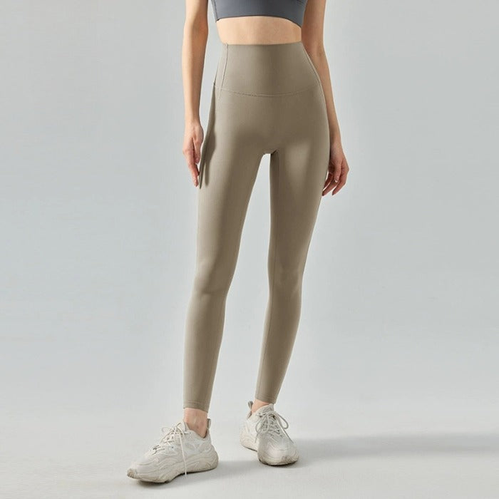 Sinceshe Tight Yoga Pants Thin Composite High Waist Belly High Elastic Breathable