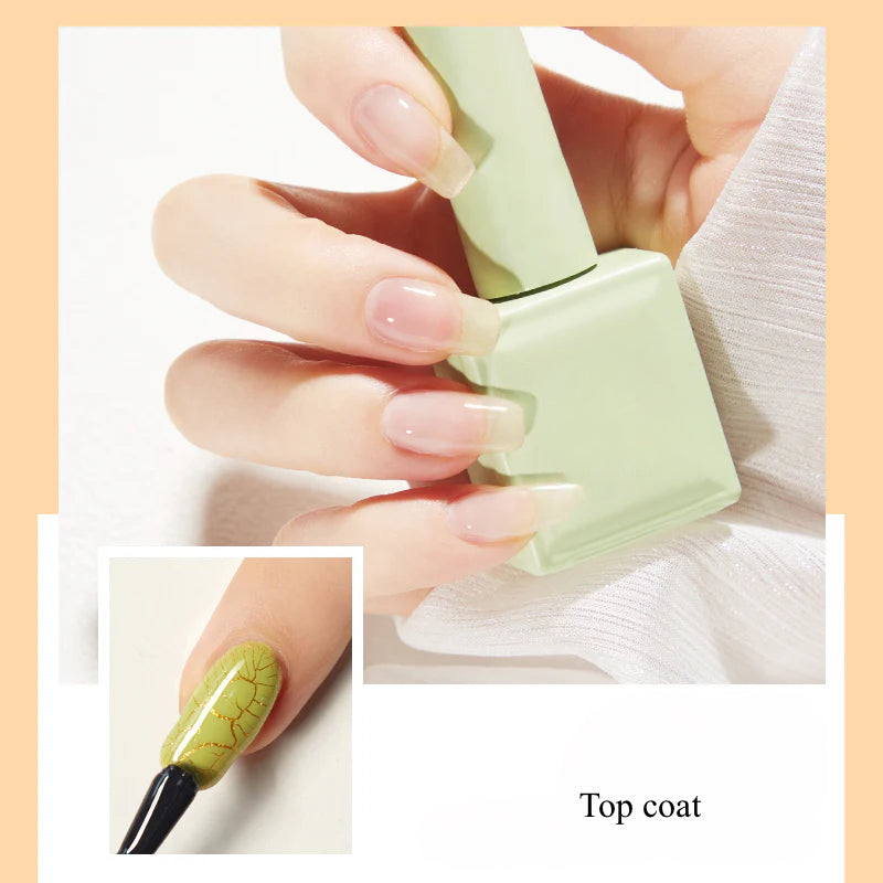 Crack glue nail polish gel
