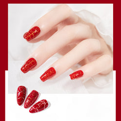 Crack glue nail polish gel