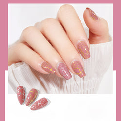 Crack glue nail polish gel