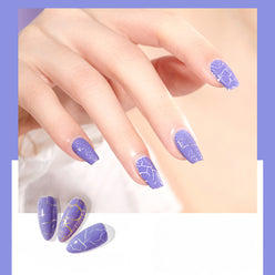 Crack glue nail polish gel