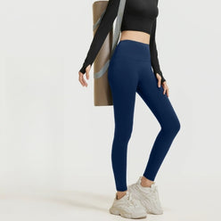 Sinceshe Yoga pants high waist hip lift high elastic nude running fitness pants