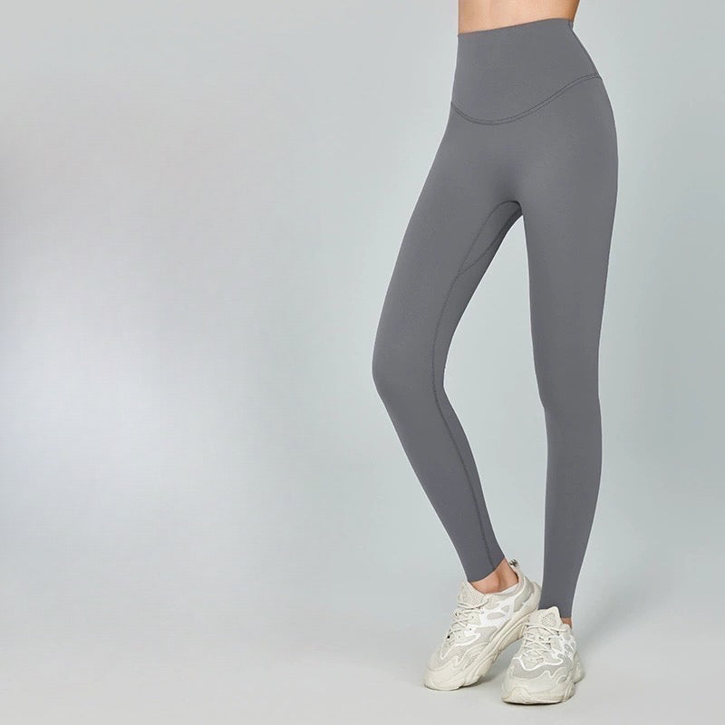 Sinceshe High Waist Hip Lift Sports Leggings Reflective Printed Peach Hip Yoga Pants