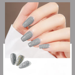 Crack glue nail polish gel