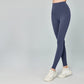 Sinceshe High Waist Hip Lift Sports Leggings Reflective Printed Peach Hip Yoga Pants