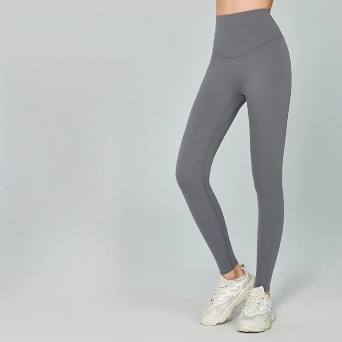 Sinceshe High Waist Hip Lift Sports Leggings Reflective Printed Peach Hip Yoga Pants