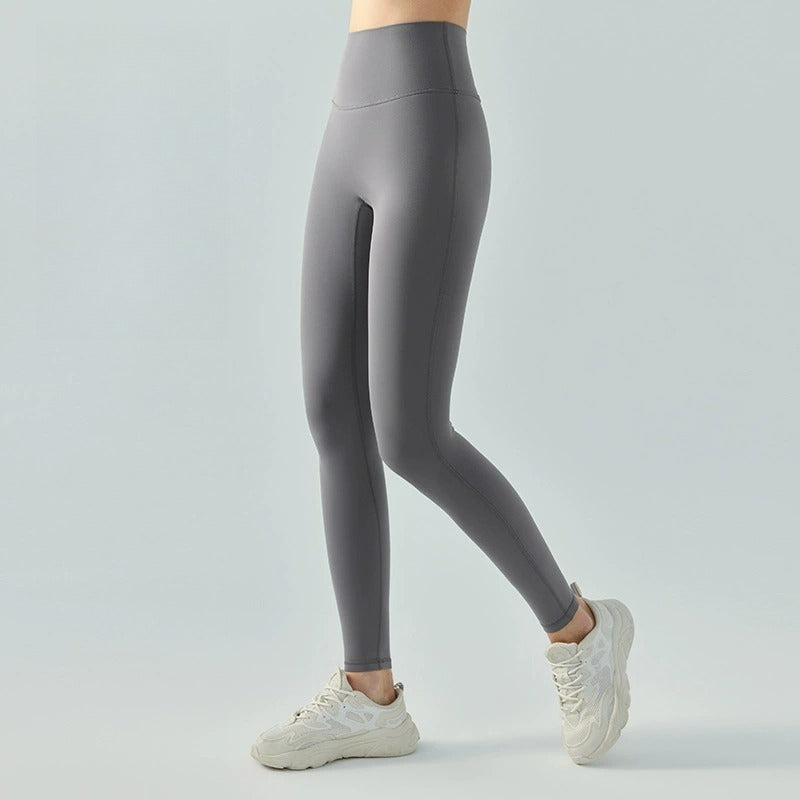 Sinceshe Fleece yoga pants women's high elastic thin velvet sports leggings