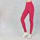 Sinceshe High Waist Hip Lift Sports Leggings Reflective Printed Peach Hip Yoga Pants