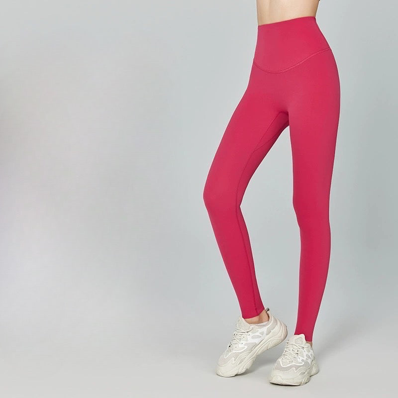 Sinceshe High Waist Hip Lift Sports Leggings Reflective Printed Peach Hip Yoga Pants