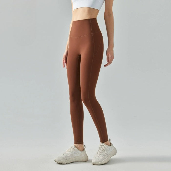 Sinceshe Tight Yoga Pants Thin Composite High Waist Belly High Elastic Breathable