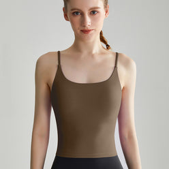 Sinceshe fitness suspenders yoga vest women's chest pad integrated shock-proof bacteriostatic thin shoulder sports underwear