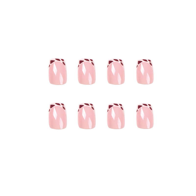 French leopard print False Nail