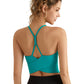 Sinceshe Sports Sling Vest Women's Outer Wear Integrated Fixed Chest Pad Fitness Shockproof Cross Yoga