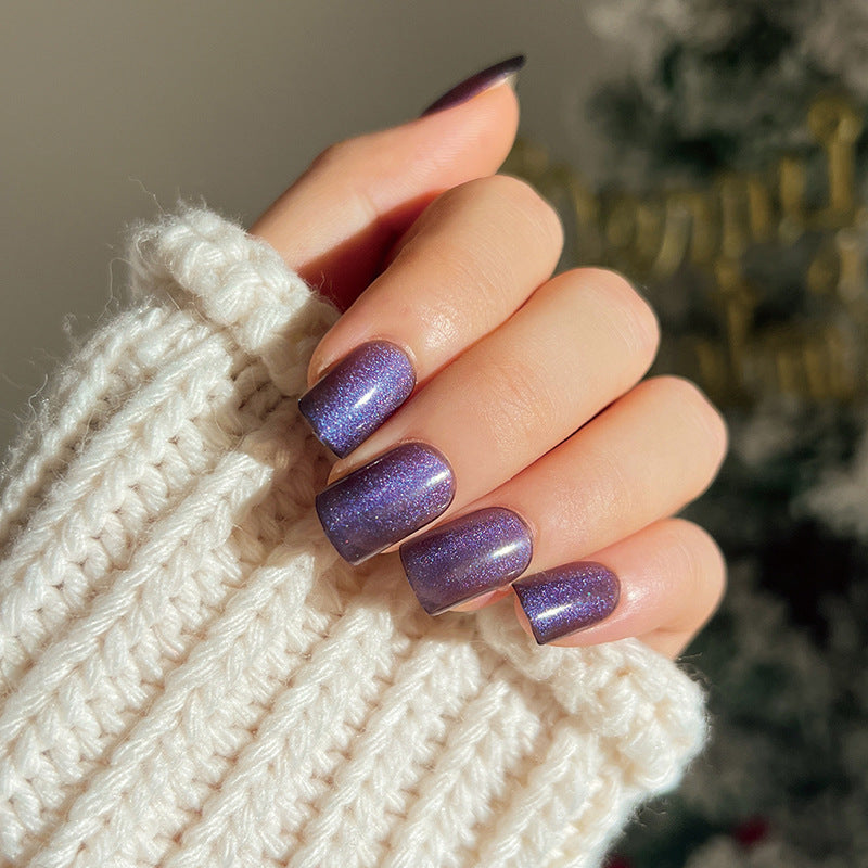 Short cat's eye False Nail