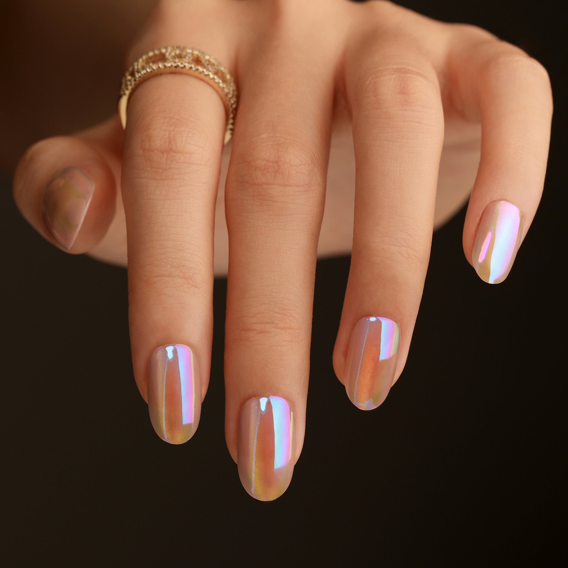 Patch Aurora Cat's Eye Nail Film False Nail