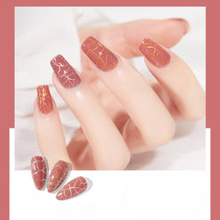 Crack glue nail polish gel