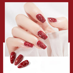 Crack glue nail polish gel