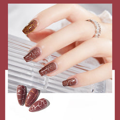 Crack glue nail polish gel