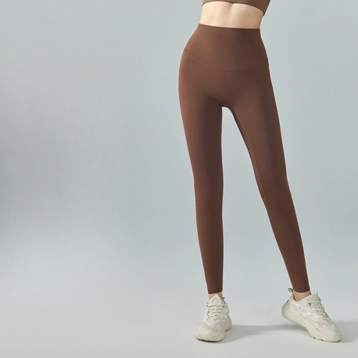 Sinceshe High Waist Hip Lift Sports Leggings Reflective Printed Peach Hip Yoga Pants