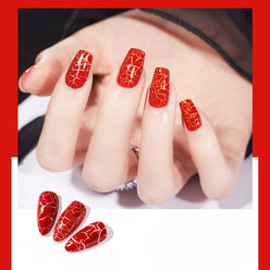 Crack glue nail polish gel
