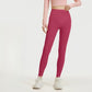 Sinceshe Yoga pants high waist hip lift high elastic nude running fitness pants