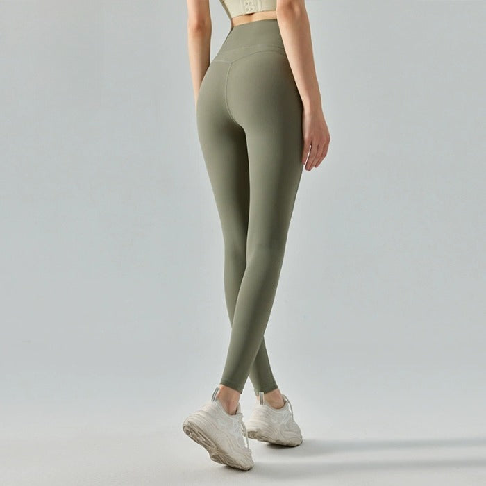 Sinceshe Tight Yoga Pants Thin Composite High Waist Belly High Elastic Breathable