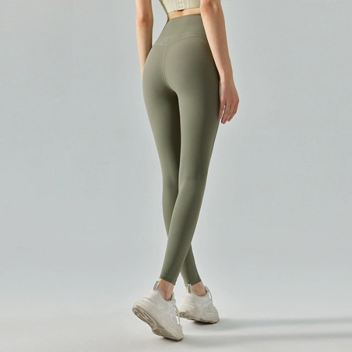 Sinceshe Tight Yoga Pants Thin Composite High Waist Belly High Elastic Breathable