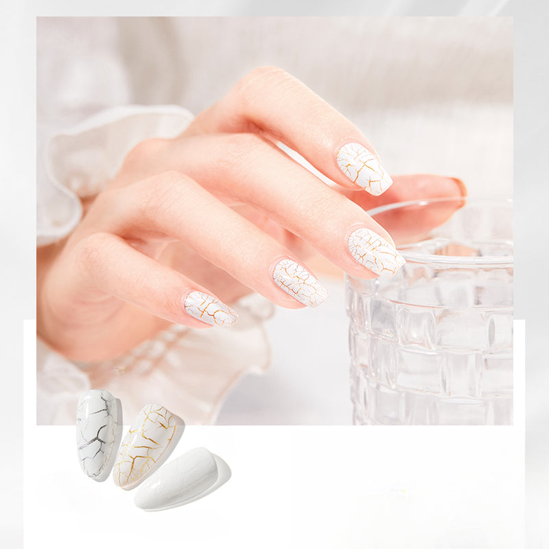 Crack glue nail polish gel