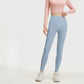 Sinceshe Yoga pants high waist hip lift high elastic nude running fitness pants