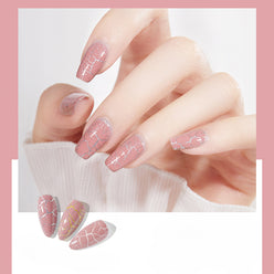 Crack glue nail polish gel