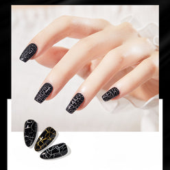 Crack glue nail polish gel